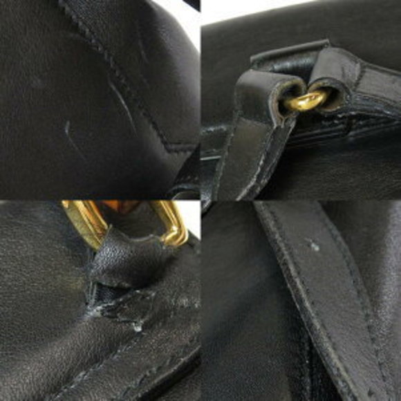 Gucci Bamboo Rucksack Backpack Daypack Leather - Picture 7 of 9